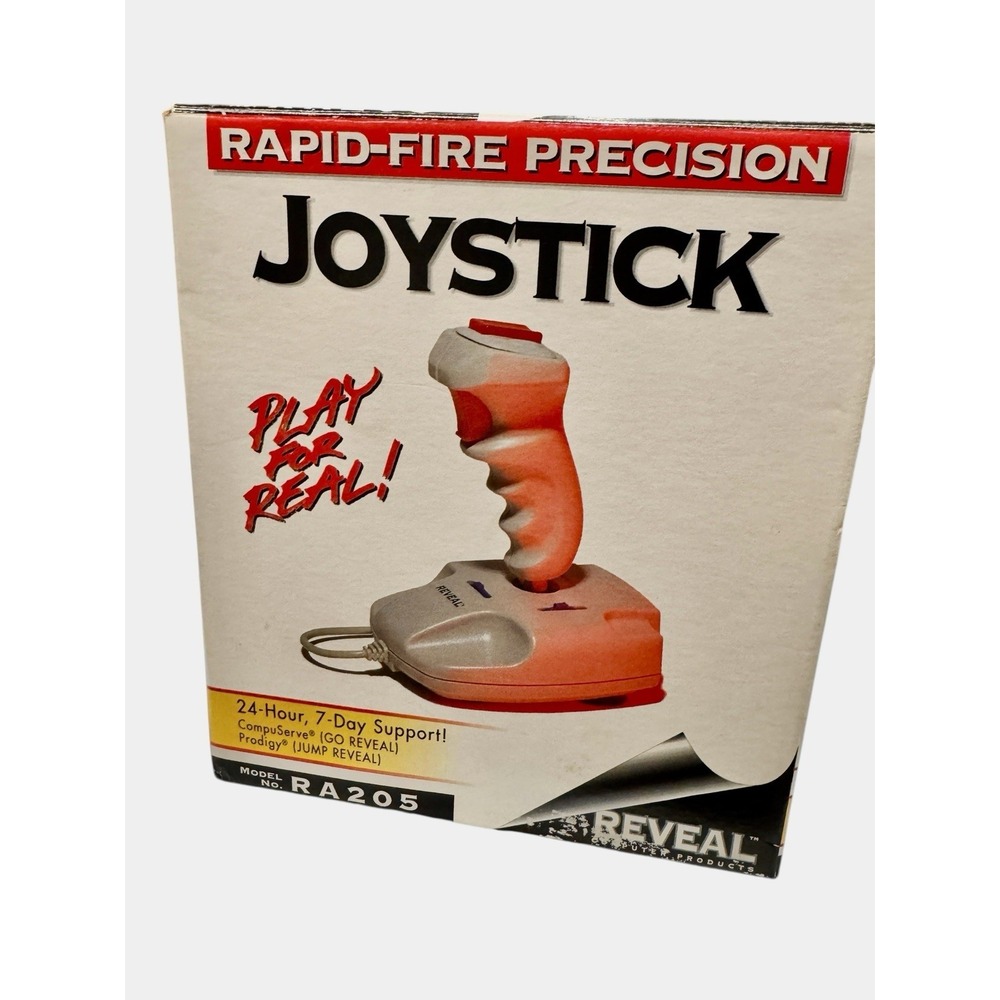 Vintage Reveal RA205 Rapid Fire‎ PC Joystick IBM 15 Pin Game Port Retro NIB - Picture 2 of 9